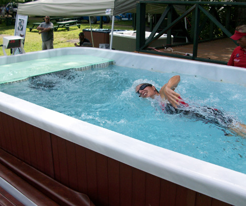 Плавательный спа-бассейн с турбо-противотоком Premium Leisure Swimmers Edge 18