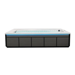 Уличный плавательный спа-бассейн с профессиональным противотоком FSPA IP-003 PRO