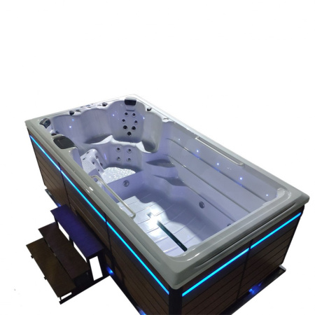 Плавательный СПА бассейн с ламельным противотоком Bigeer Парте